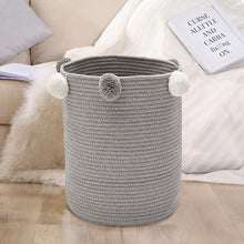 Load image into Gallery viewer, Kid Baby Toy Cotton Laundry Basket Washing Clothes Storage Bag Hamper Bin Tidy
