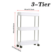 Load image into Gallery viewer, Narrow Slim Storage Cart Shelving Unit Organizer Slide Out Tower Rack Bathroom
