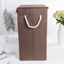 Load image into Gallery viewer, Collapsible Wash Laundry Basket Large Folding Clothes Hamper Bin Storage Bag
