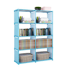 Load image into Gallery viewer, 8 Cubes DIY Bookcase Shelving Unit Display Storage Shelf Kid Toy Storage Blue
