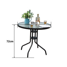 Load image into Gallery viewer, Outdoor Bar Table Glass Coffee Table Dining Table
