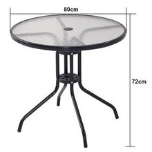 Load image into Gallery viewer, Outdoor Bar Table Glass Coffee Table Dining Table
