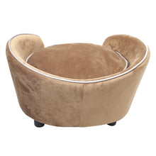 Load image into Gallery viewer, Luxurious Pet Sofa Bed Brown
