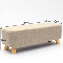 Load image into Gallery viewer, Ottoman Sofa Footstool Foot Rest Pouffe Bench Shoes Stool
