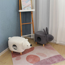 Load image into Gallery viewer, Storage Ottoman Footstool Pet Bed

