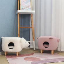 Load image into Gallery viewer, Storage Ottoman Footstool Pet Bed
