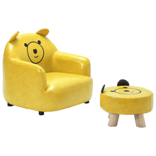 Load image into Gallery viewer, Children Kids Sofa Set Leather Upholstered Armchair
