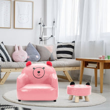 Load image into Gallery viewer, Children Kids Sofa Set Leather Upholstered Armchair
