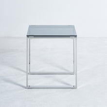 Load image into Gallery viewer, Minimalist Style Grey Clear Glass Coffee Table Sofa End Tea Table Console Table
