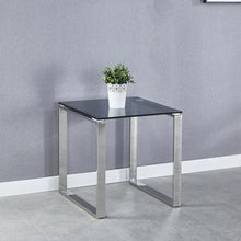 Load image into Gallery viewer, Minimalist Style Grey Clear Glass Coffee Table Sofa End Tea Table Console Table
