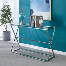 Load image into Gallery viewer, Modern X Shaped Rectangular Coffee Table/Console Table/End Table
