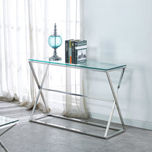 Load image into Gallery viewer, Modern X Shaped Rectangular Coffee Table/Console Table/End Table
