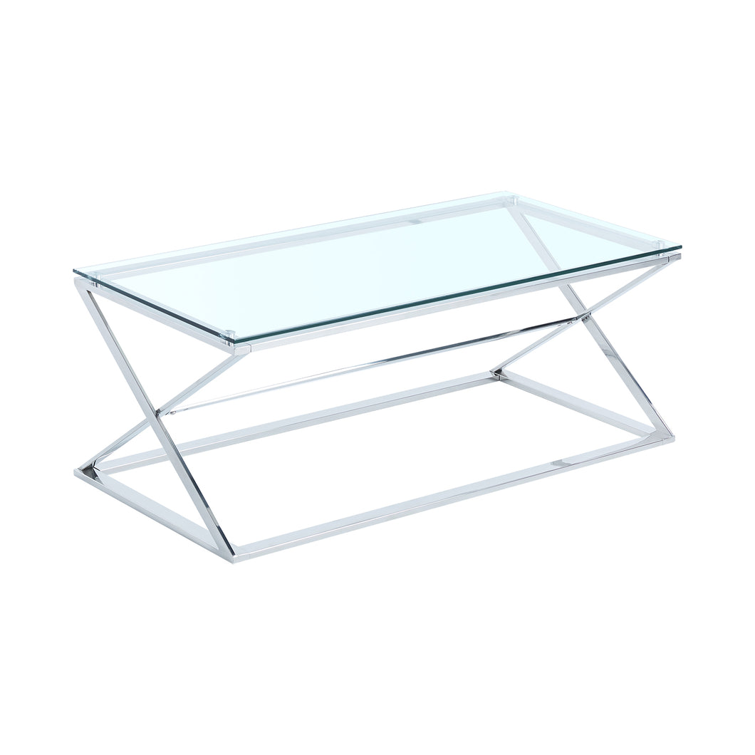 Modern X Shaped Rectangular Coffee Table/Console Table/End Table