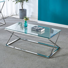 Load image into Gallery viewer, Modern X Shaped Rectangular Coffee Table/Console Table/End Table
