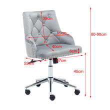 Load image into Gallery viewer, Velvet Executive Swivel Gas Lift Office Chair
