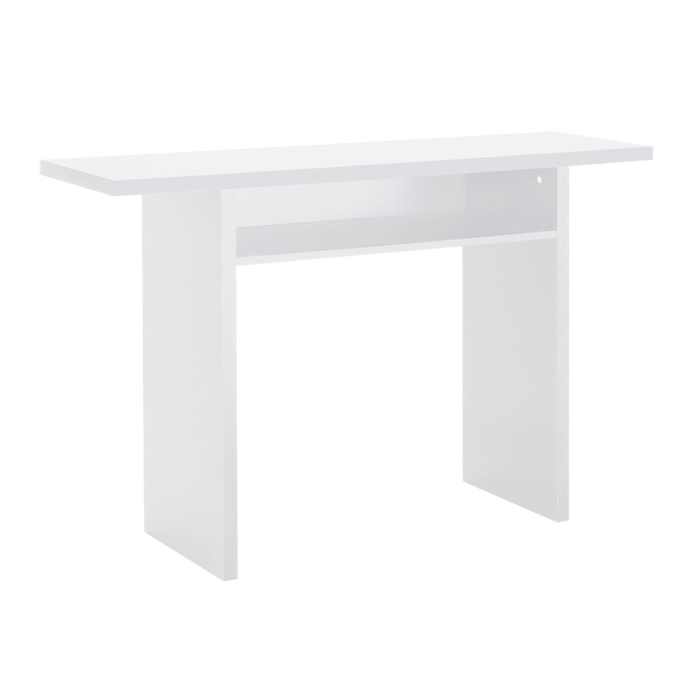 Wall Fixed Side Console Table Dressing Table Computer Table Workstation & Shelf