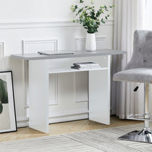 Load image into Gallery viewer, Wall Fixed Side Console Table Dressing Table Computer Table Workstation &amp; Shelf
