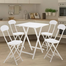 Load image into Gallery viewer, Folding Table with 2 &amp; 4 Chairs Breakfast Stools Kitchen Dining Room Furniture Set
