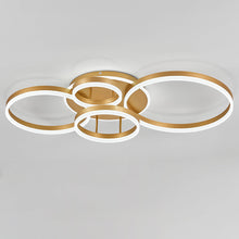 Load image into Gallery viewer, Livingandhome Classic Golden Loops Energy Efficient LED Ceiling Light, LG0607
