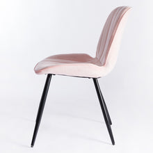 Load image into Gallery viewer, Set of 2 Velvet Leisure Dining Chairs, Light Pink
