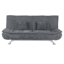 Load image into Gallery viewer, Grey Shell 3 Seater Recliner Sofa Bed
