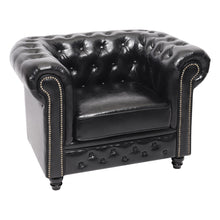 Load image into Gallery viewer, Buttoned Chesterfield Sofa Lounge Tub Armchair , One Seater
