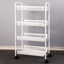 Load image into Gallery viewer, Portable Kitchen Trolley Mesh Storage Rack
