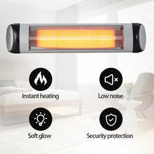 Load image into Gallery viewer, Winter Wall Mounted Electric Patio Heater with Remote Control
