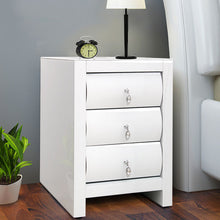 Load image into Gallery viewer, 3-Drawer Bedside Table Cabinet Bedroom Furniture Nightstand

