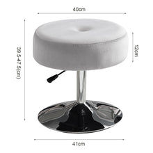Load image into Gallery viewer, 360° Swivel Velvet Bar Stool Gas Lift Dressing Table Stool
