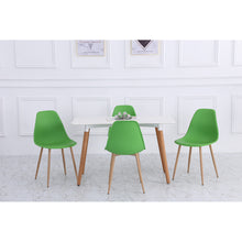 Load image into Gallery viewer, Set of 4 Modern Plastic Dining Chairs
