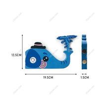 Load image into Gallery viewer, Kids Height Growth Ruler for Kids Room Decor, 3D Giraffe Elephant Movable
