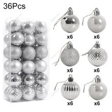 Load image into Gallery viewer, Livingandhome 36 Pieces Xmas Ball Ornament Christmas Tree Deluxe Bauble Set, CD0337
