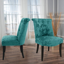 Load image into Gallery viewer, Set of 2 Contemporary Chesterfield Dining Chairs
