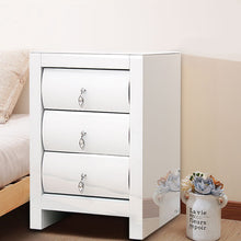 Load image into Gallery viewer, 3-Drawer Bedside Table Cabinet Bedroom Furniture Nightstand
