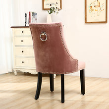 Load image into Gallery viewer, Modern Velvet High Wing Dining Chair
