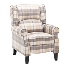 Load image into Gallery viewer, Fabric Wingback Recliner Armchair
