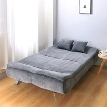 Load image into Gallery viewer, Grey Shell 3 Seater Recliner Sofa Bed
