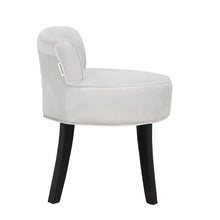 Load image into Gallery viewer, Velvet Soft Seat Low Back Dressing Table Stool
