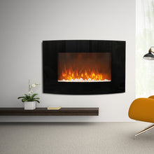 Load image into Gallery viewer, Wall Mounted LED Electric Fireplace
